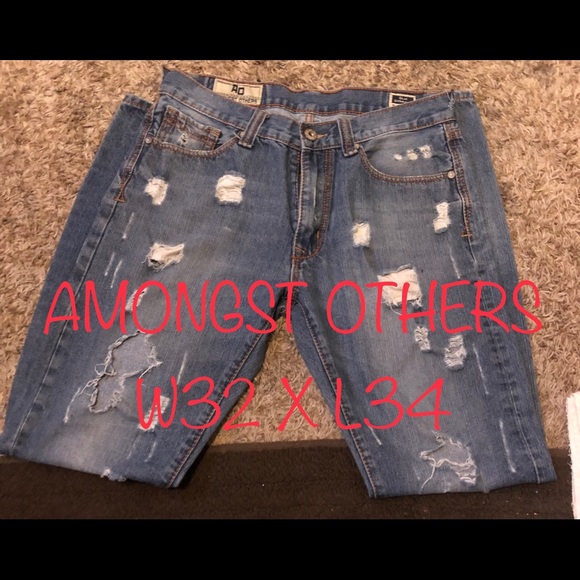 AMONGST OTHERS JEANS W32 X L30 - Picture 2 of 2